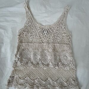 American Eagle Crochet Tank